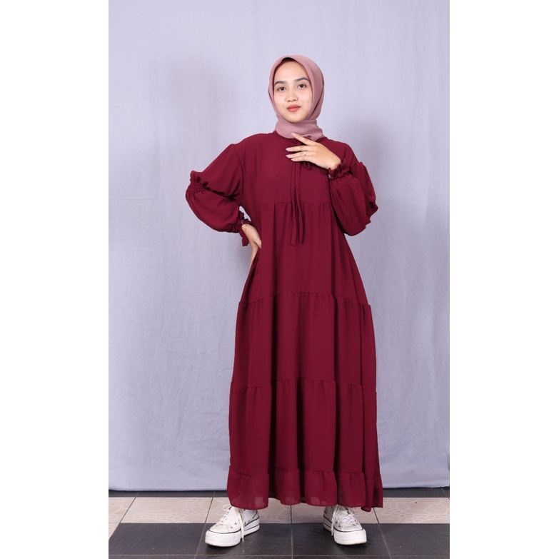 HANUMA DRESS CERUTY GAMIS WANITA MUSLIMAH - DRESS WANITA / GAMIS