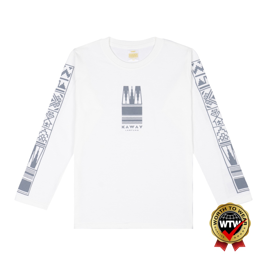 Kaway T-shirt Kaos Anak NEU TAPS KIDS LS WHITE