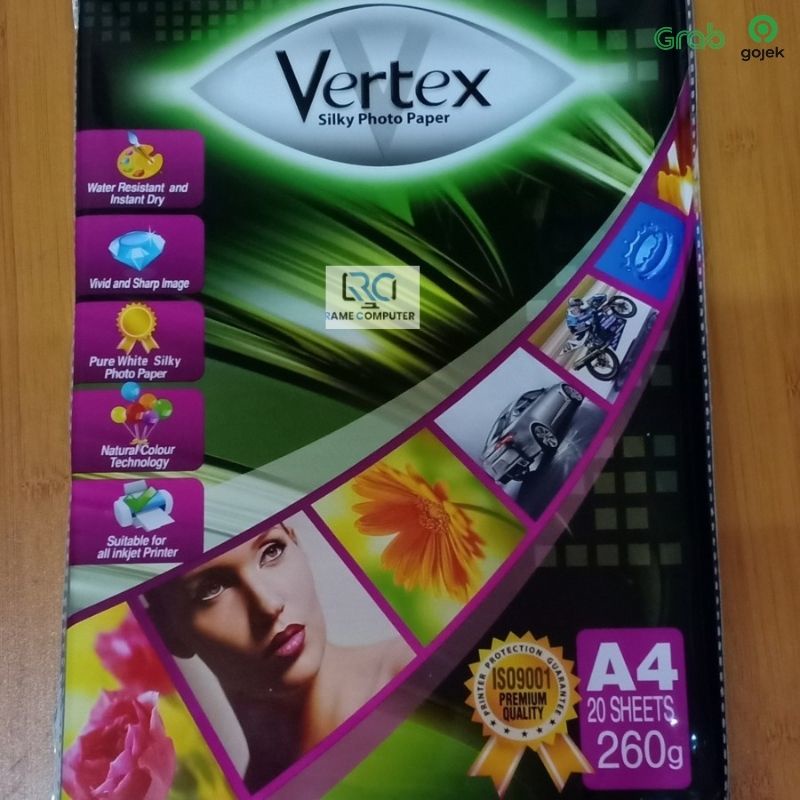 Kertas Foto Vertex Silky 260G 260 gram