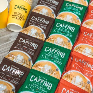 1 RENTENG CAFFINO DELIZIO COFFEE 20GR ISI 10 SACHET - KOPI