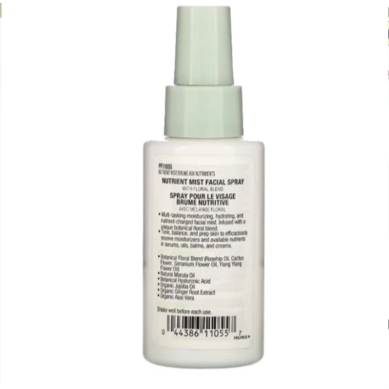 physicians formula organic wear nutrient mist facial spray 100ml