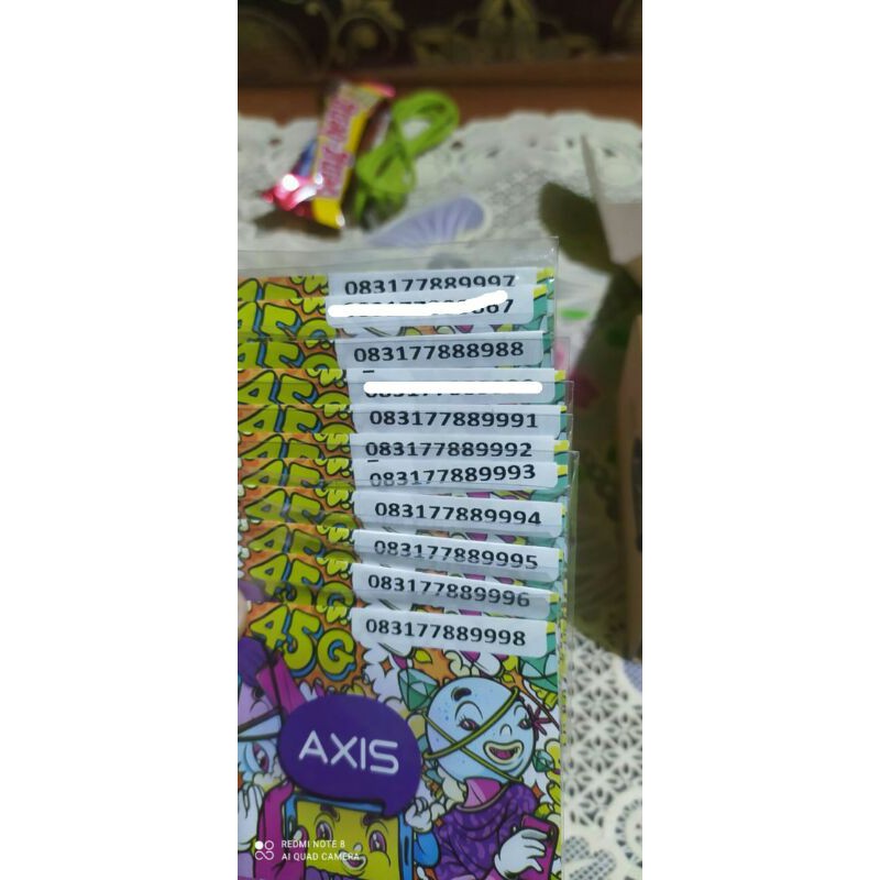 NOMOR CANTIK AXIS SERI RAPIH MURAH