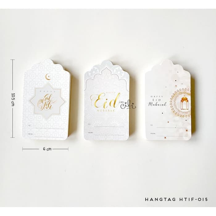 

(HTIF15)TAG ucapan idul fitri lebaran kertas tebal exclusive iamcili - GROSIR - PROMO - Bisa COD -