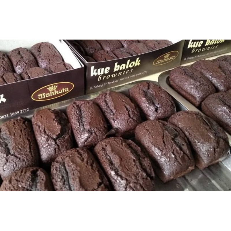 

Kue Balok Brownies Lumer MAHKOTA Bandung (pengiriman dari jakarta tangerang)