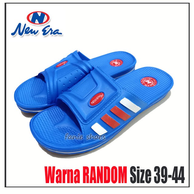 New Era Sandal Selop Kokop Pria 39-44 Jumbo / Sandal Laki Murah / Sandal PVC / Sandal Kokop Anti Air