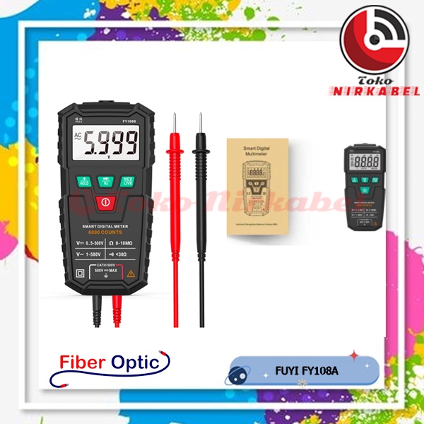 FUYI FY108A Smart Multimeter Digital Otomatis|Multitester mini Cerdas