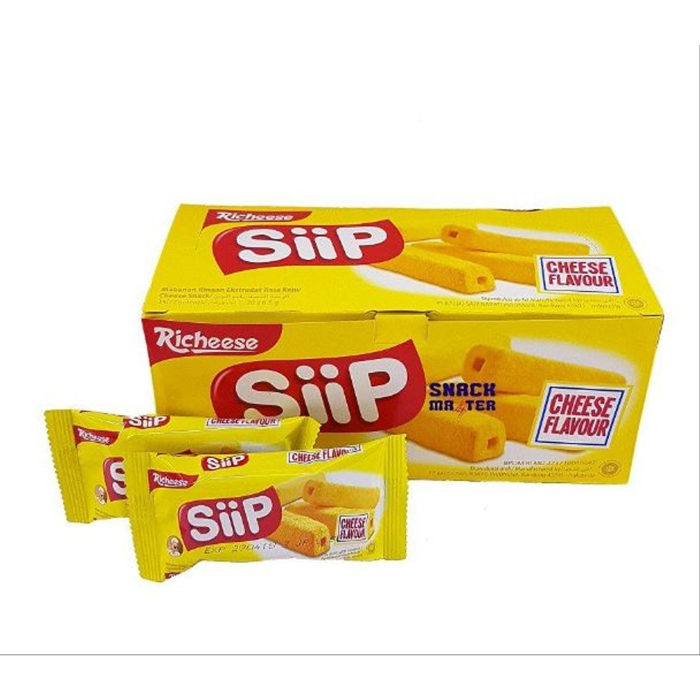 

Nabati Siip Richeese 1 Dus 100 gr @5 gr isi 20 pcs