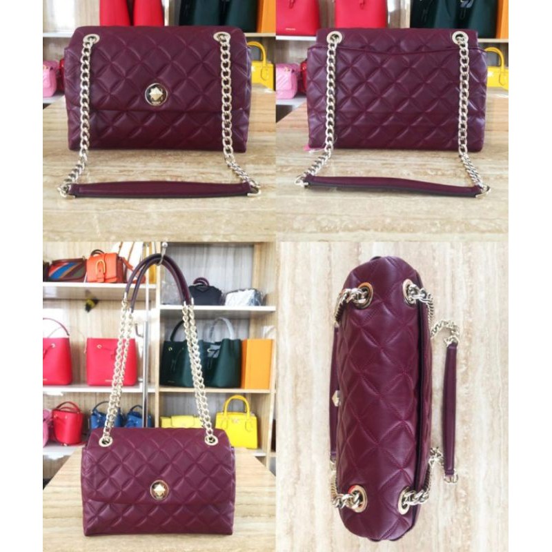 TAS kate spade NATALIA MEDIUM CHERRY WOOD ORIGINAL