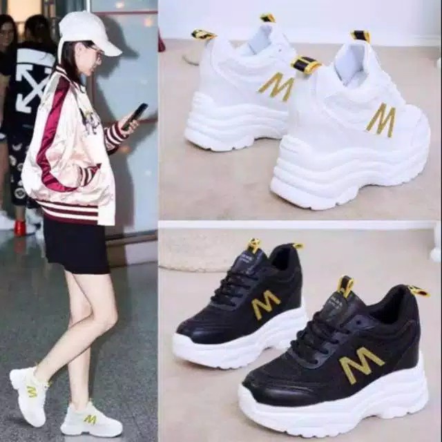 Sepatu Sneakers Wanita Terbaru Sepatu Cewek Korea Style Kekinian Sepatu Wanita Tinggi High Terbaru Sepatu Cewek Kekinian Sepatu Olahraga Running Sport Wanita Murah Spatu Sneakers Sneaker Wanita Cewek Cewe Korea Korean Style Terlaris Terbaru Kekinian