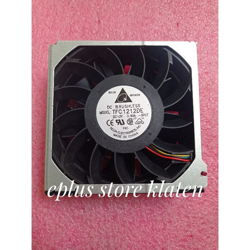 kipas fan 12v 12x12 high speed delta DC brushless 12 Volt 3.9A
