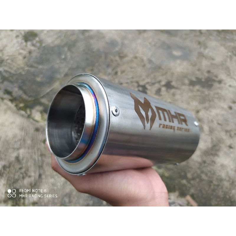 SILINCER KNALPOT MHR RACING TITANIUM PANJANG 20cm