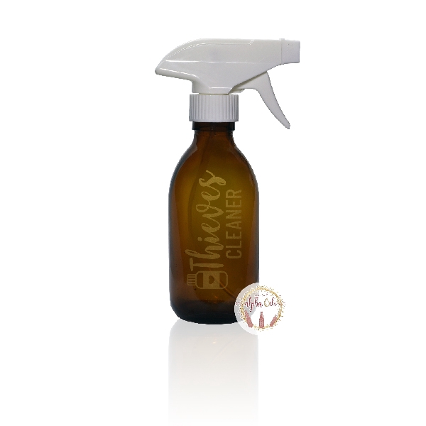 

Sticker Decal DIY Spray Essential Oil Thieves Cleaner - Gold - Medium