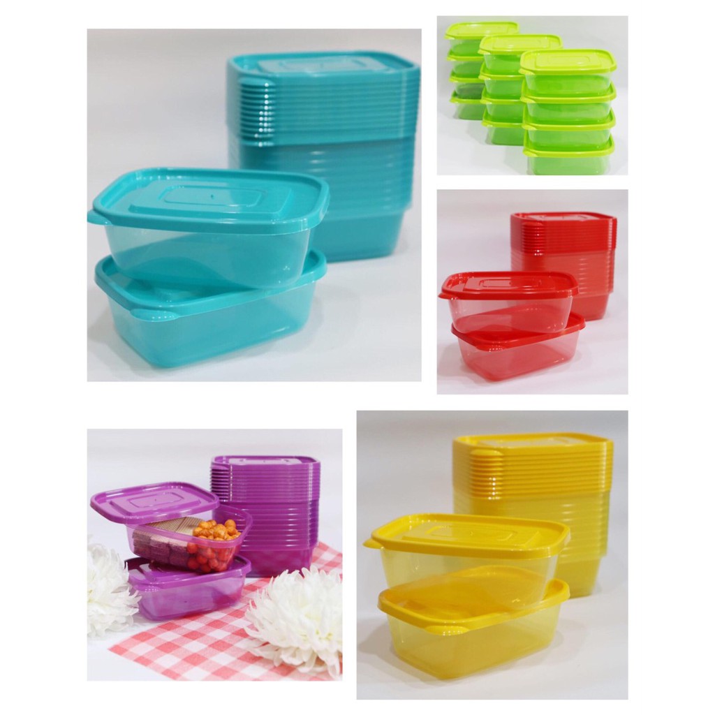 Calista Furano Full Colour 12 Pcs /Kotak makanan plastik/wadah plastik