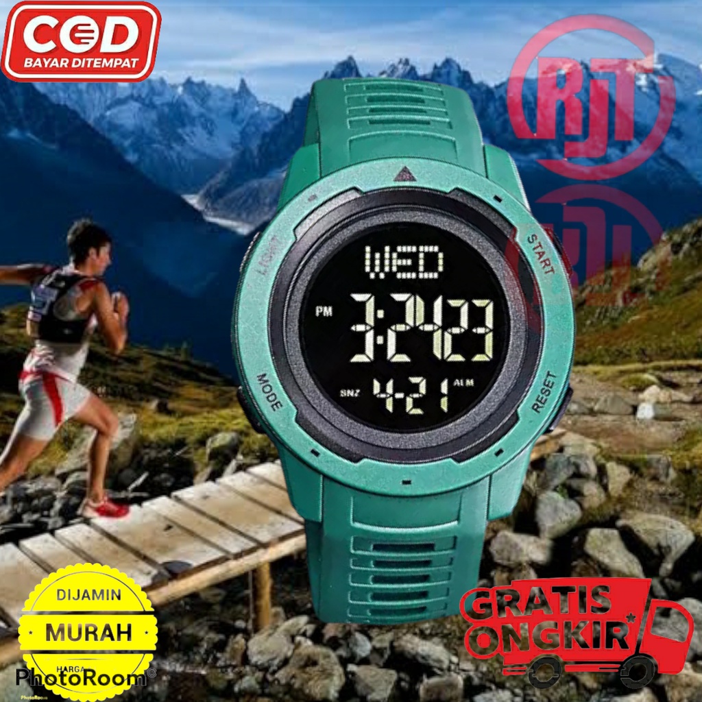 BISA COD - JAM TANGAN DIGITAL SPORT OUTDOOR WATER RESIST SHOCK RESIST TERBAIK NEW ERA PREMIUM WATCHES