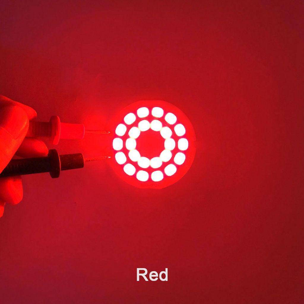 [Elegan] Chip COB 2W DC 3V 4V Double Ring COB Melingkar LED Bulat Hangat/ Dingin/Red/Blue Light COB Lighting