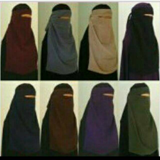 Khimar wolfis+cadar bandana