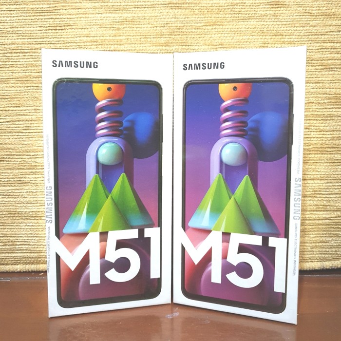 Samsung Galaxy M51 Ram 8/128 Gb Garansi Resmi - Putih