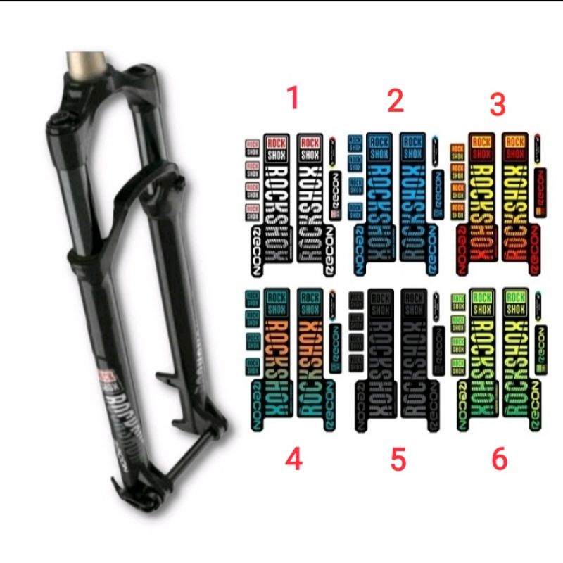 Decal Fork Rockshox RECON