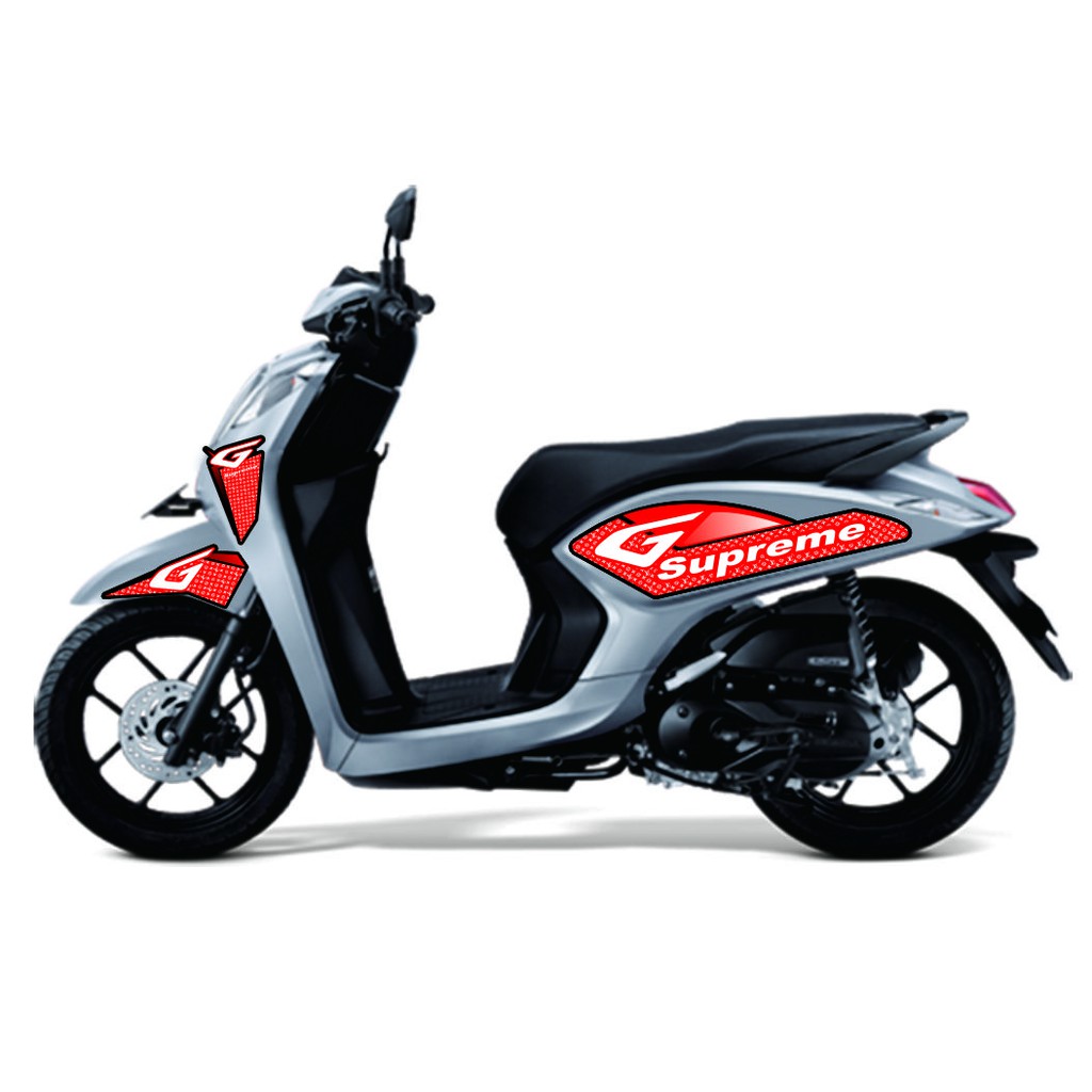 COD- STICKER STRIPING UNIVERSAL BUAT MOTOR HONDA GENIO SUPREME STICKER VARIASI CUSTOM