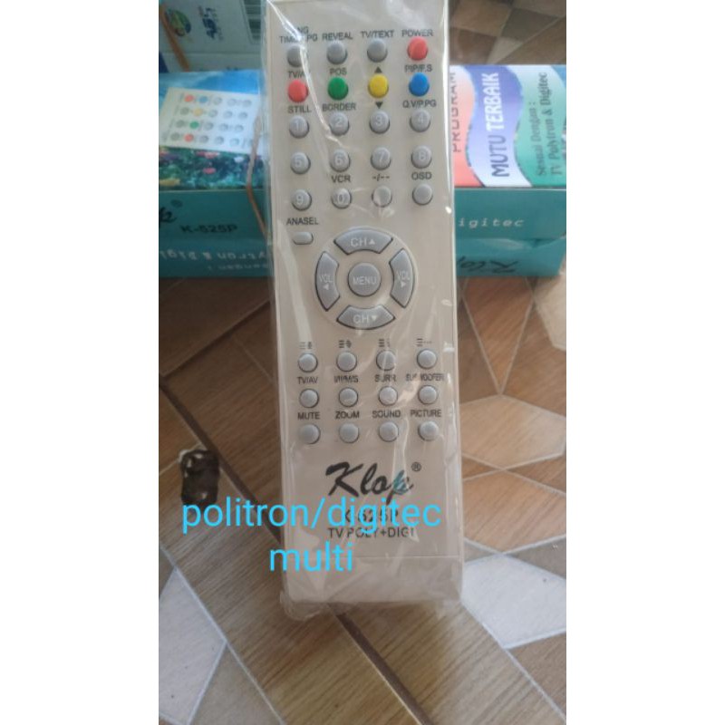 remote tv politron/digitec