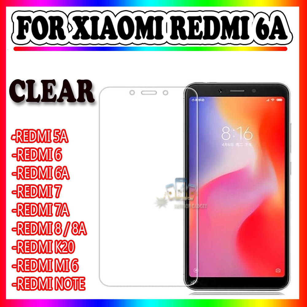 TEMPER GLASS XIAOMI REDMI 5A XIAOMI REDMI 6 XIAOMI REDMI 6A XIAOMI REDMI 7 XIAOMI REDMI 7A XIAOMI REDMI 8 XIAOMI REDMI 8A XIAOMI REDMI K20 XIAOMI REDMI NOTE ANTI GORES KACA TEMPER GLASS