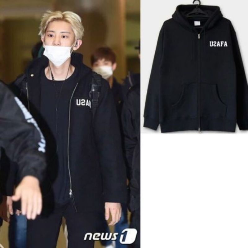 HOODIE ZIPPER JACKET EXO CHANYEOL UZAFA