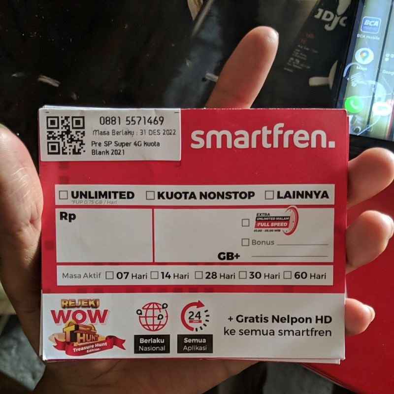 Smartfren 17GB 50pcs