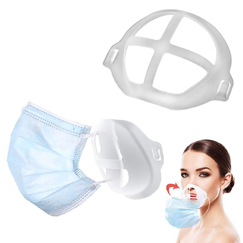 Download Silicone 3d Mask Bracket For Comfortable Mask Wearing Internal Support Frame Ideal Makeup Saver Shopee Indonesia