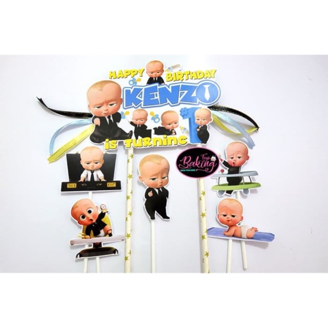 Baby Boss Topper Cake Birthday