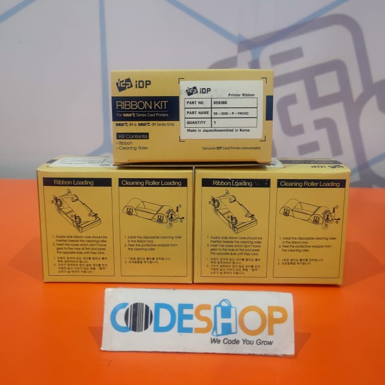 Jual IDP RIBBON KIT ID CARD PRINTER SMART 31s & 51s Colour 659366