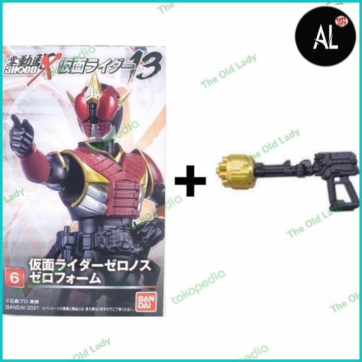 Al Shodo-X Kamen Rider 13 Den O Zeronos Zero Form + Weapon Parts