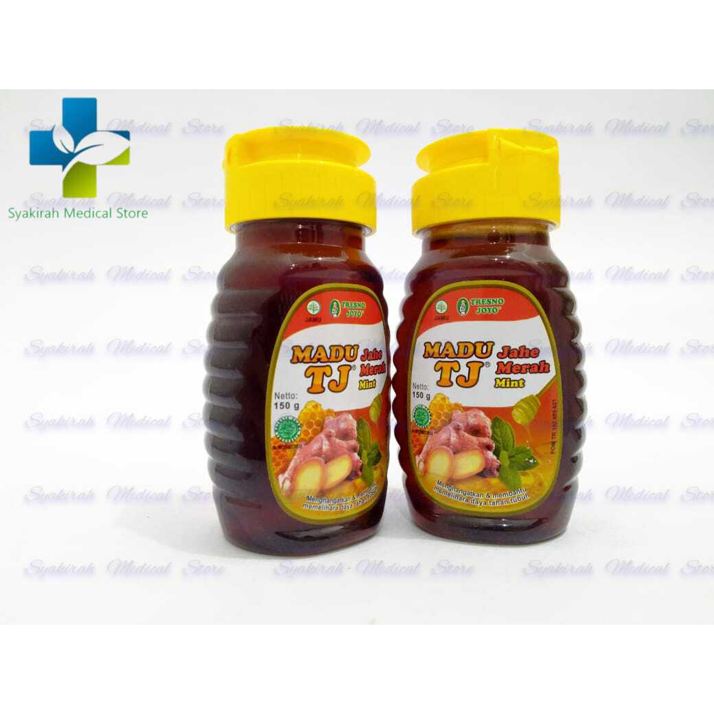 

Terlaris Madu TJ Jahe Merah Mint 150 gr / Madu Tresno Joyo