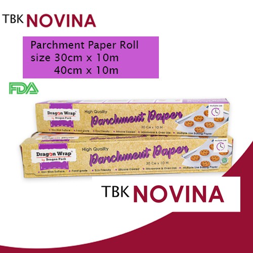 Baking Paper Roll ( Silicone ) Kertas Roti Kue - Kertas Panggang Roti &amp; Kue ( alas panggang roti )