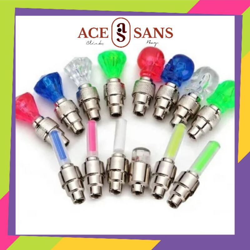 Tutup Pentil I Lampu Led Ban Sepeda Motor Mobil I Lampu Pentil Sepeda I Pentil Sepeda I Lampu Pentil