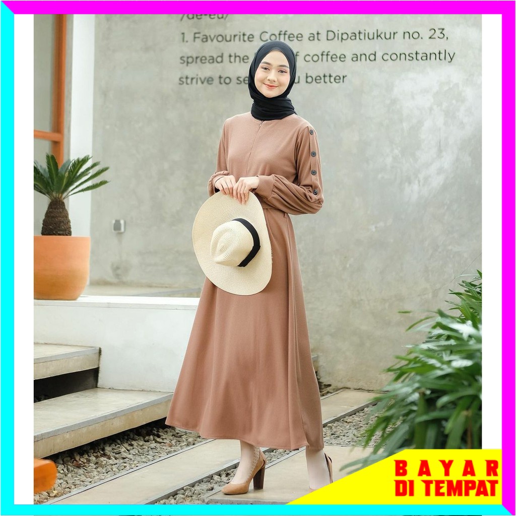 G-A DRESS GAVITA MUSLIM MOSCREPE WANITA