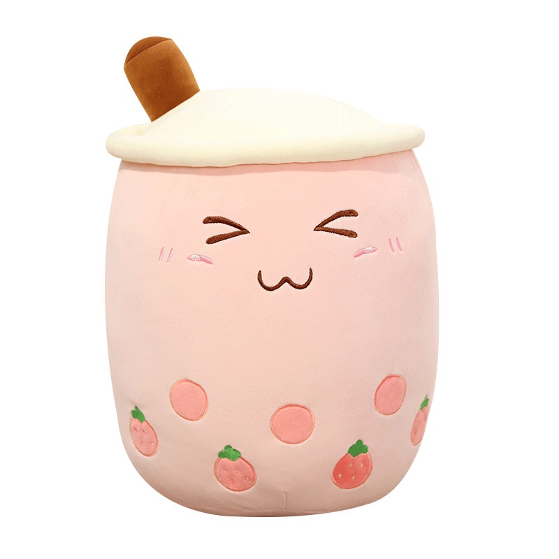 Boneka Boba Buble Lucu Imut 30 CM Bahan Lembuat Bo Ba Milk Tea