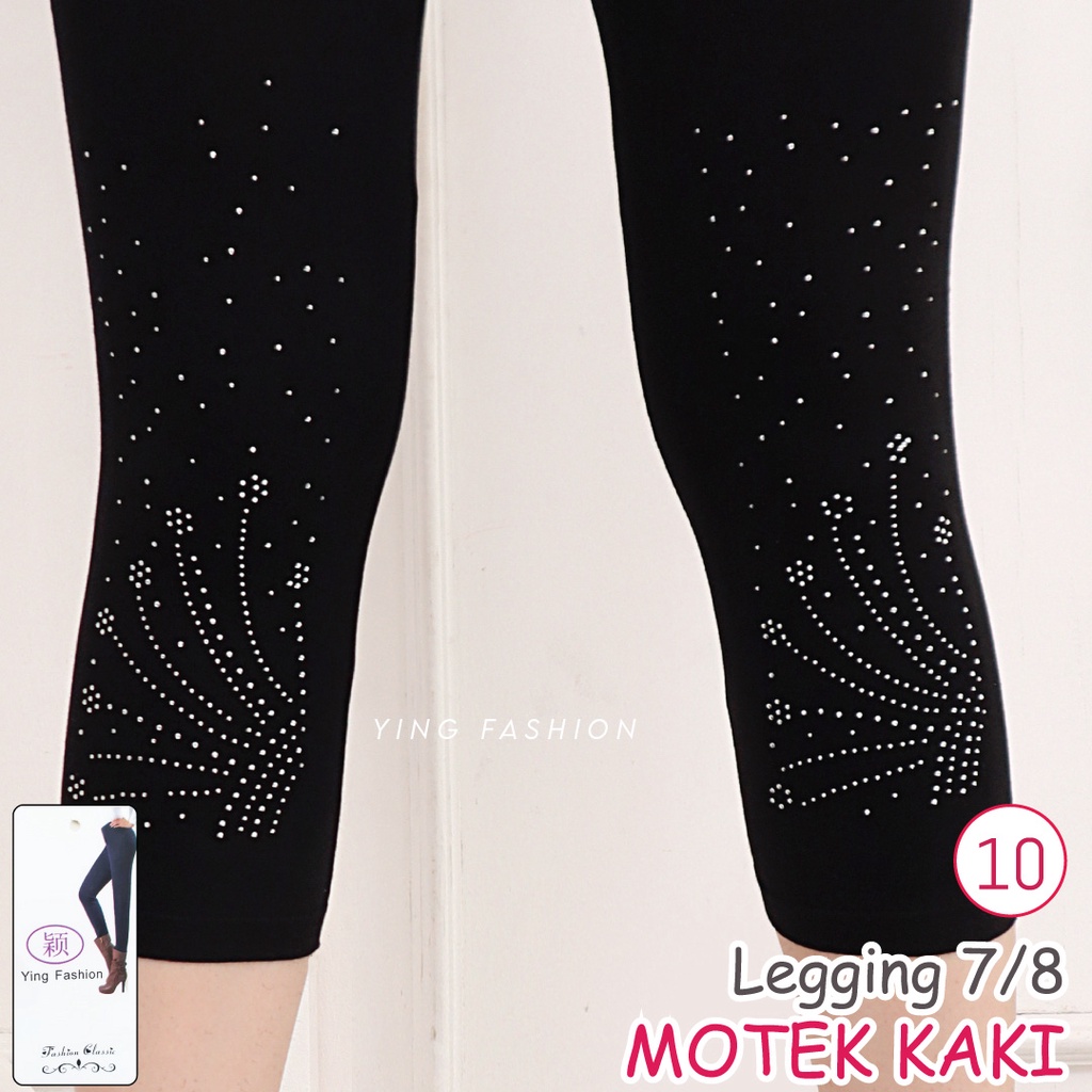 Legging MOTEK KAKI MK07-10 / LEGGING MOTEK KAKI PENDEK / LEGGING MOTEK PENDEK / LEGGING IMPORT / LEGGING YING FASHION