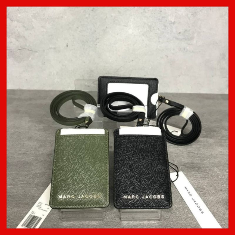 

Jual Marc Jacobs Id Tag Lanyard Leather Color Green Black. Branded Original