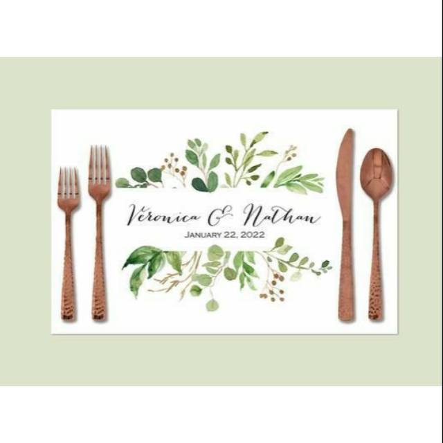 

Placemat Kertas (Gambar Hanya Refrensi)