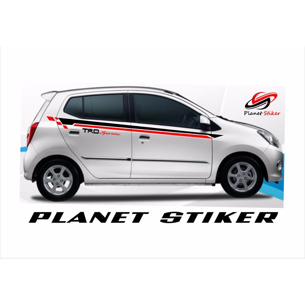 STIKER MOBIL AGYA AYLA KARIMUN HIGH QUALITY SIMPLE KEREN MANTAB MURAH