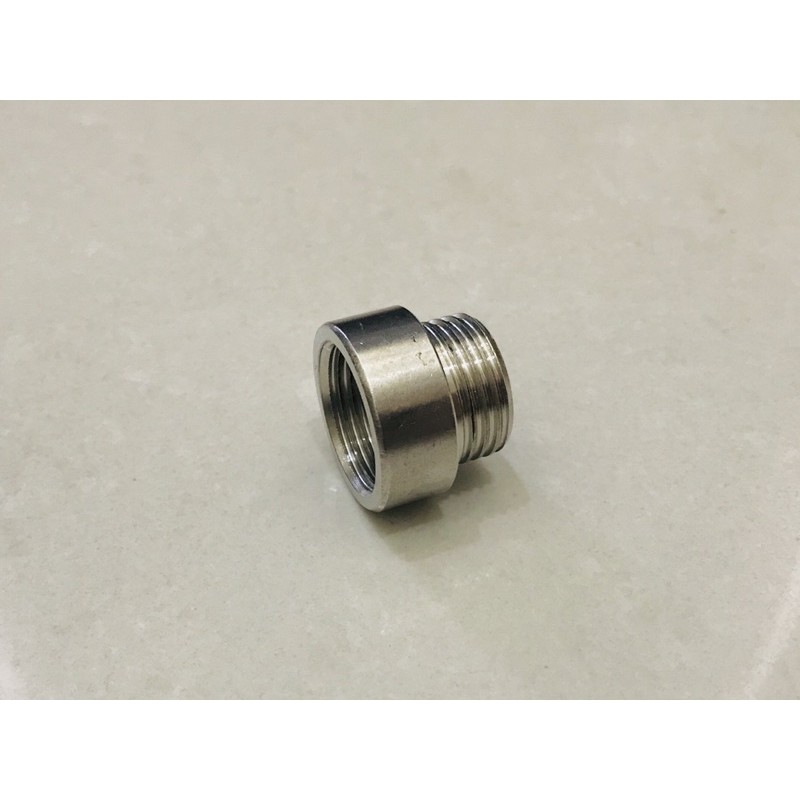 Sok Nepel Drat Luar Dalam 1/2 Inch Pendek / Sambungan Kran Pipa Stainless