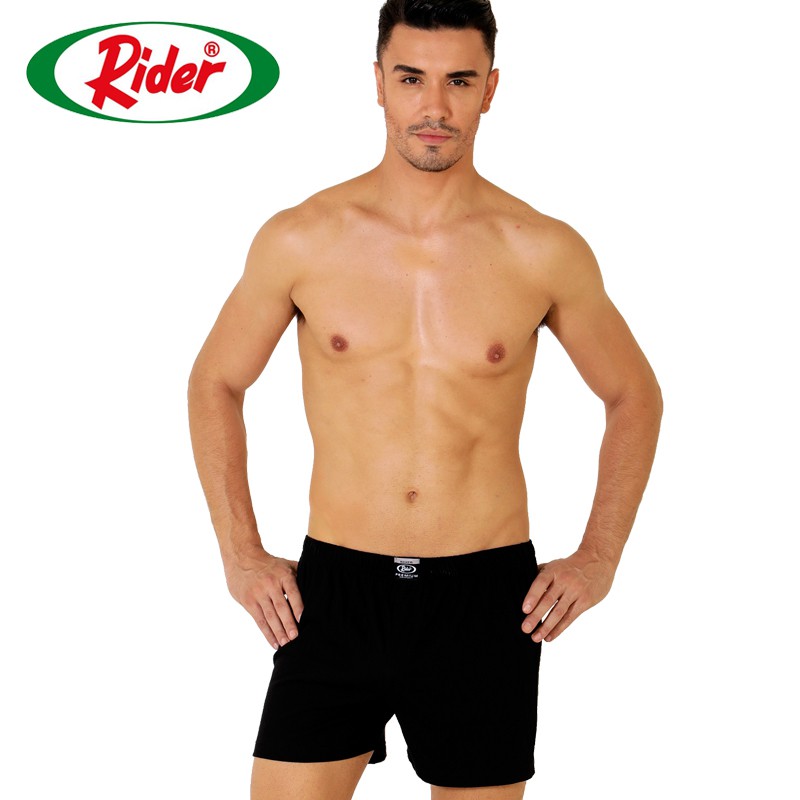 Rider Premium Boxer Pria R812BHT Hitam 1 Pcs ORIGINAL