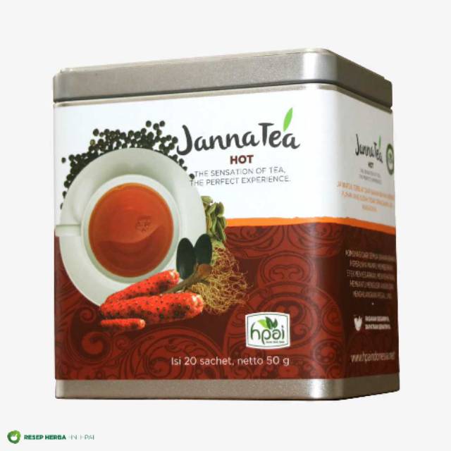 

JannaTea Hot / Teh Energi / Teh Stamina / Teh Kesehatan / Teh Herba Pilihan / Pekerja Keras