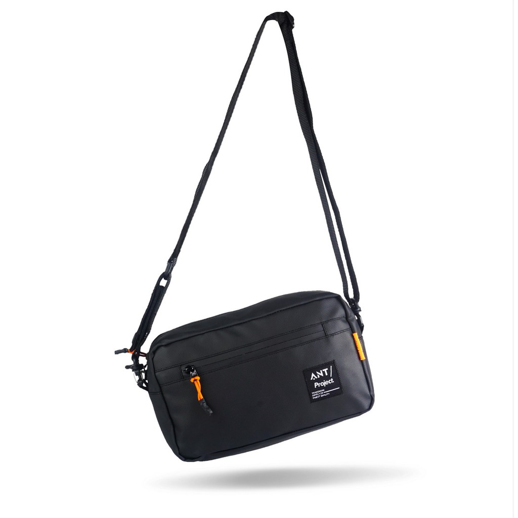 ANT PROJECT - Tas Handlebar Bag TROY 3in Selempang - Tas Stang Sepeda Black Waterproof Image 7
