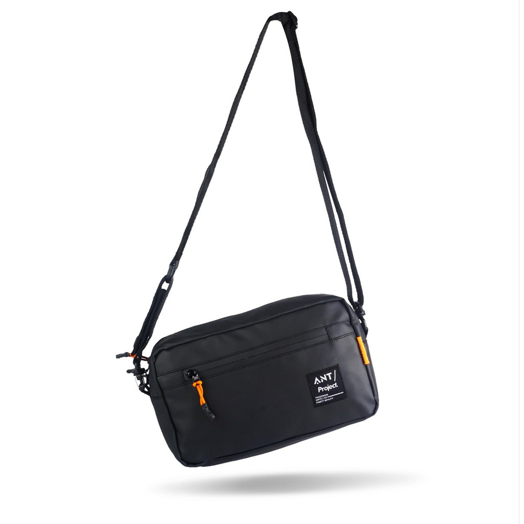 Tas Sepeda Lipat Handle Bar MTB Depan Slingbag Cowok Out Door Anti Air Selempang Pria Wanita Handbag Clutch 3 in 1 Hitam