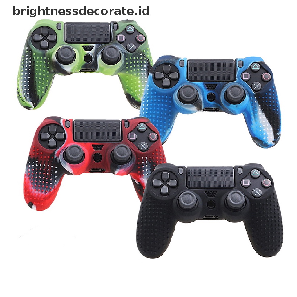 Casing Karet Silikon Motif Camo Untuk Playstation 4 Ps4