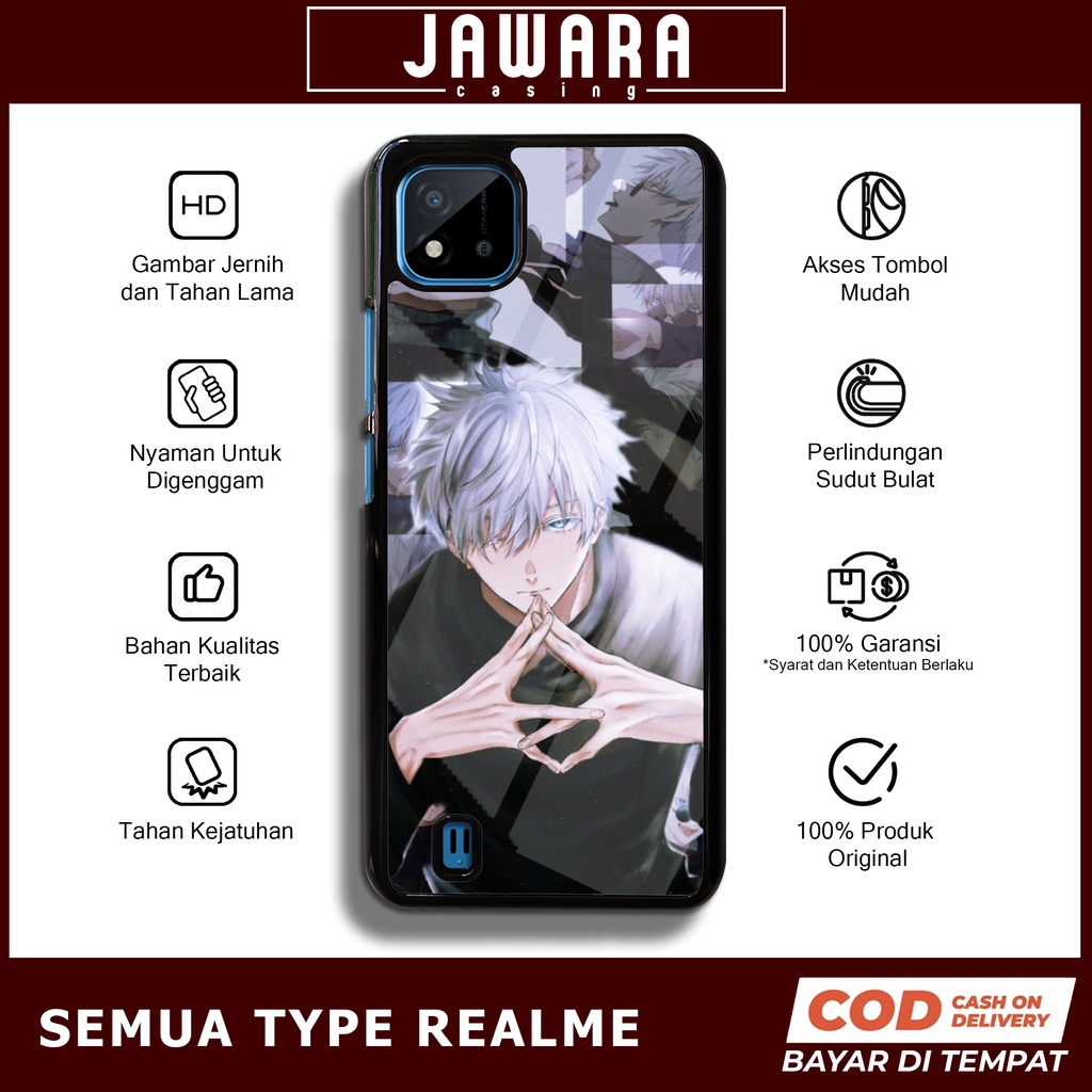 Case Realme C11 2021 C20 Case Hp Realme C11 2021 C20 Premium Glossy Jawara Casing [JJK1] Casing Hp A