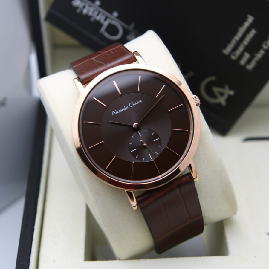 ORIGINAL Jam Tangan Pria Alexandre Christie AC 8575 / AC8575 / 8575 Garansi Resmi 1 Tahun.