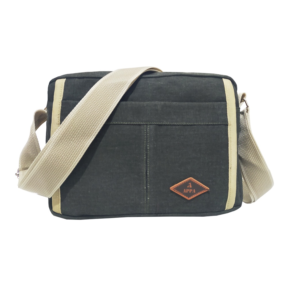 Tas Slempang Canvas pria wanita sling bag gaul Vintage Classic  Shoulder Bag APPA7036