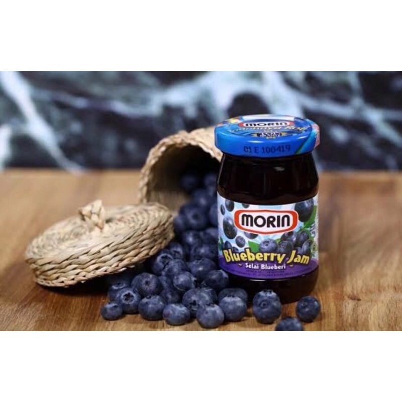 Morin Blueberry Jam 170gr Selai Bluberi Topping Roti Isian